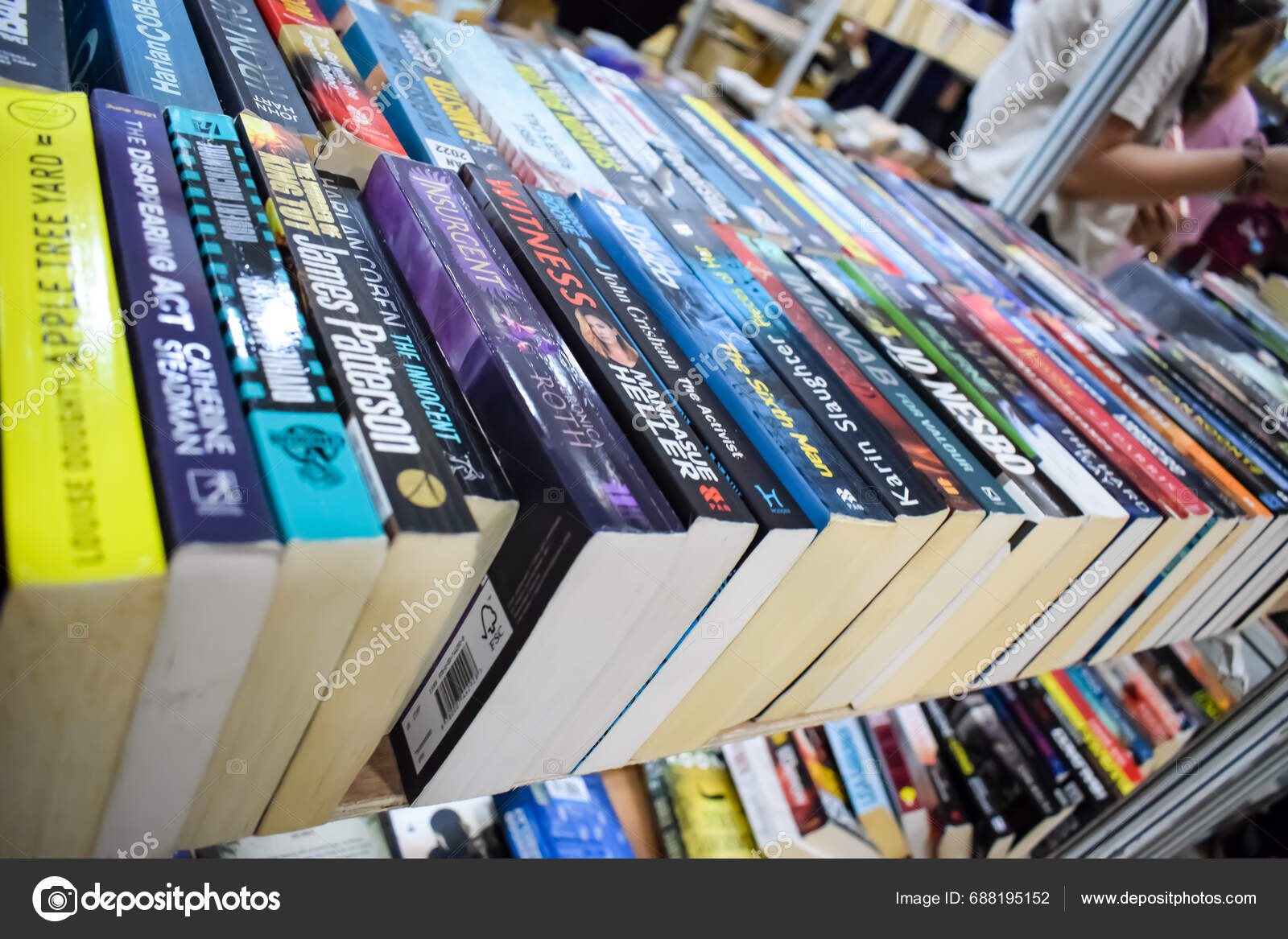 New Delhi India September 2023 Variety Books Shelf Book Stall – Stock