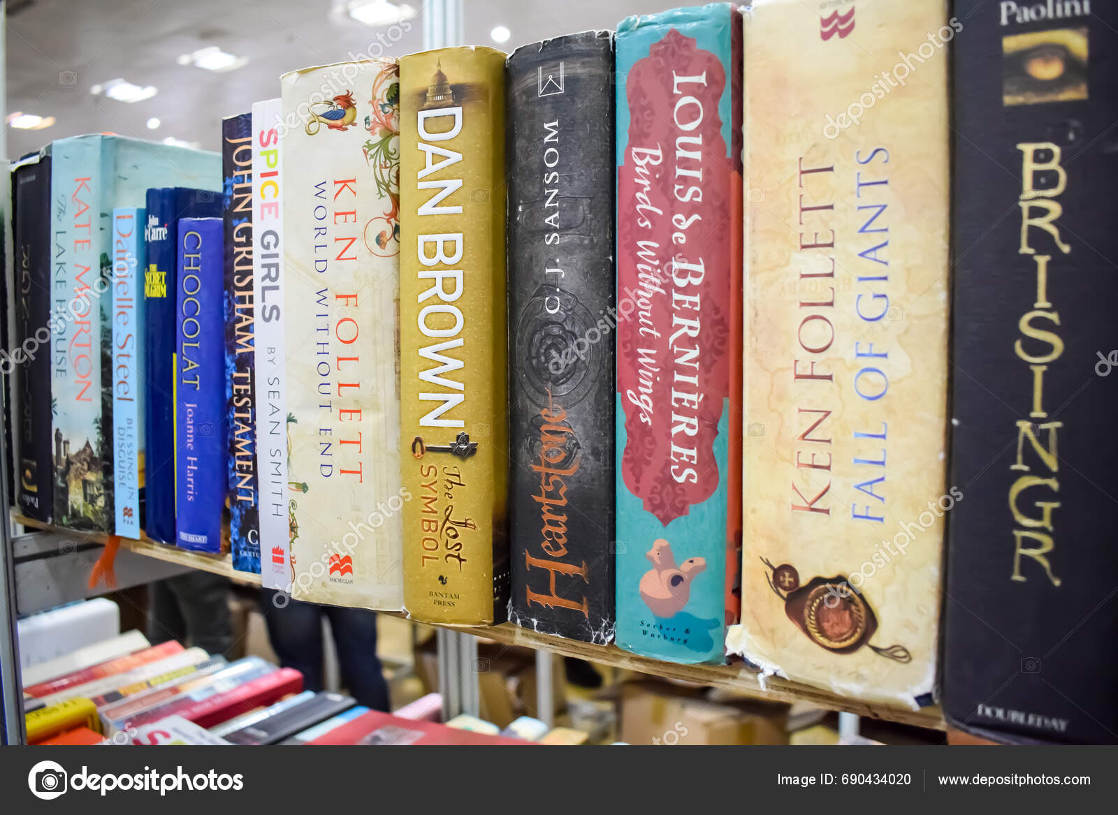 New Delhi India September 2023 Variety Books Shelf Book Stall – Stock