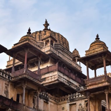 Orchha Sarayı Kalesi, Raja Mahal ve Chaturbhuj Tapınağı Jahangir Mahal, Orchha, Madhya Pradesh, Jahangir Mahal (Orchha Kalesi), Madhya Pradesh, Hindistan arkeolojik sahaları