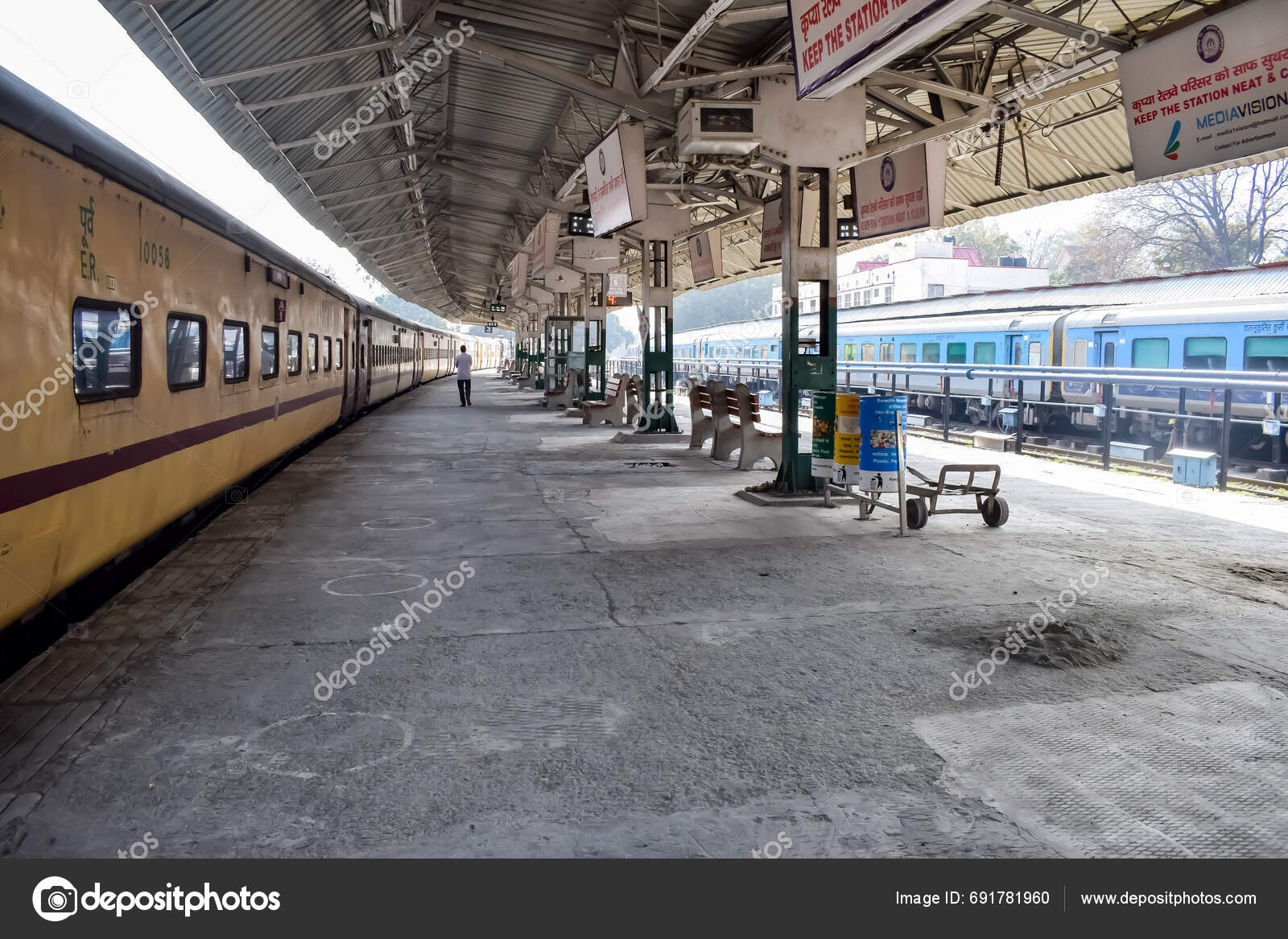 Kathgodam Uttarakhand India September 2023 Indian Railway Train