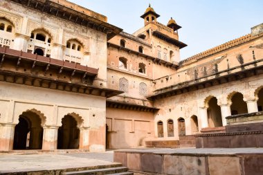 Orchha Sarayı Kalesi, Raja Mahal ve Chaturbhuj Tapınağı Jahangir Mahal, Orchha, Madhya Pradesh, Jahangir Mahal (Orchha Kalesi), Madhya Pradesh, Hindistan arkeolojik sahaları