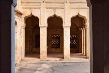 Orchha Sarayı Kalesi, Raja Mahal ve Chaturbhuj Tapınağı Jahangir Mahal, Orchha, Madhya Pradesh, Jahangir Mahal (Orchha Kalesi), Madhya Pradesh, Hindistan arkeolojik sahaları