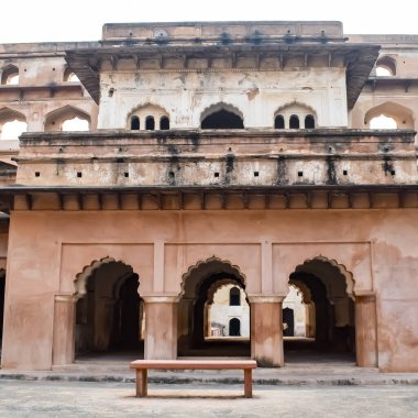 Orchha Sarayı Kalesi, Raja Mahal ve Chaturbhuj Tapınağı, Jahangir Mahal, Madhya Pradesh, Jahangir Mahal - Orchha Kalesi, Madhya Pradesh, Hindistan arkeolojik siteleri