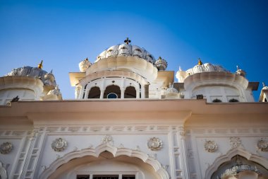 Altın Tapınak içindeki mimari detaylarının görüntüsü - Amritsar 'daki Harmandir Sahib, Punjab, Hindistan' daki ünlü Hint sih simgesi, Altın Tapınak, Amritsar, Hindistan 'daki Sihlerin ana mabedi