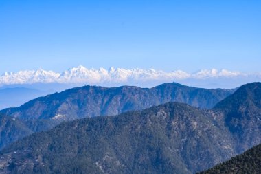 Very high peak of Nainital, India, the mountain range which is visible in this picture is Himalayan Range, Beauty of mountain at Nainital in Uttarakhand, India clipart