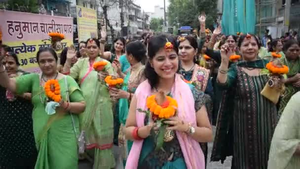 New Delhi Inde Mars 2024 Les Femmes Avec Kalash Sur — Video