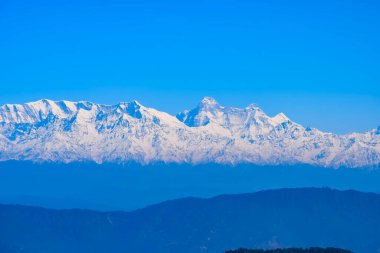 Very high peak of Nainital, India, the mountain range which is visible in this picture is Himalayan Range, Beauty of mountain at Nainital in Uttarakhand, India clipart