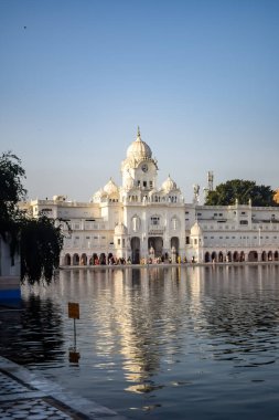 Altın Tapınak içindeki mimari detaylarının görüntüsü - Amritsar 'daki Harmandir Sahib, Punjab, Hindistan' daki ünlü Hint sih simgesi, Altın Tapınak, Amritsar, Hindistan 'daki Sihlerin ana mabedi