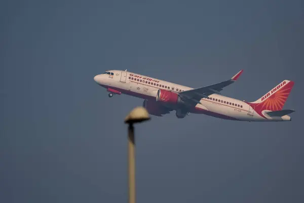 Нью Дели Индия Декабря 2023 Года Air India Airbus A320 — стоковое фото