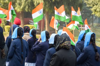 Delhi, Hindistan - 26 Aralık 2023 - Veer Bal Diwas, 10 ve son Sikh Guru Gobind Singh 'in dört oğlunun şehit olması anısına, Ocak 2021' de Modi 26 Aralık 'ta Veer Bal Diwas olarak gözlemlendiğini duyurdu.