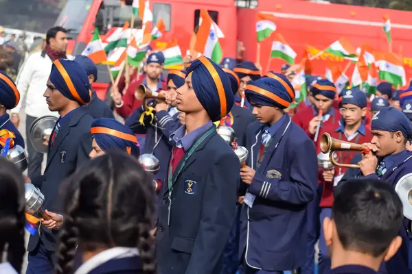 stock image Delhi, India - December 26 2023 - Veer Bal Diwas commemorates the martyrdom of the four sons of tenth and last Sikh Guru Gobind Singh, In Jan 2021 PM Modi announced Dec 26 observed as Veer Bal Diwas