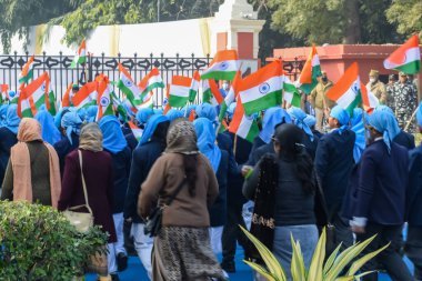 Delhi, Hindistan - 26 Aralık 2023 - Veer Bal Diwas, 10 ve son Sikh Guru Gobind Singh 'in dört oğlunun şehit olması anısına, Ocak 2021' de Modi 26 Aralık 'ta Veer Bal Diwas olarak gözlemlendiğini duyurdu.
