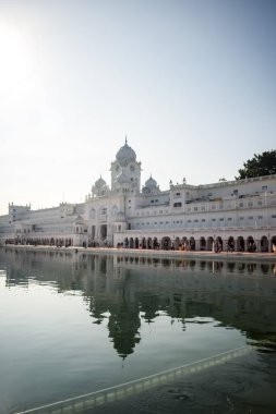 Altın Tapınak içindeki mimari detaylarının görüntüsü - Amritsar 'daki Harmandir Sahib, Punjab, Hindistan' daki ünlü Hint sih simgesi, Altın Tapınak, Amritsar, Hindistan 'daki Sihlerin ana mabedi