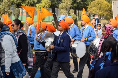 Delhi, Hindistan - 26 Aralık 2023 - Veer Bal Diwas, 10 ve son Sikh Guru Gobind Singh 'in dört oğlunun şehit olması anısına, Ocak 2021' de Modi 26 Aralık 'ta Veer Bal Diwas olarak gözlemlendiğini duyurdu.