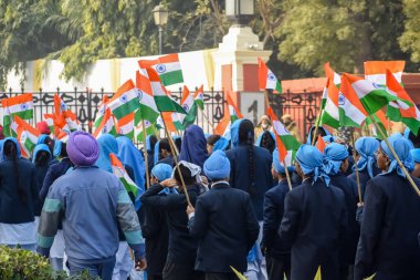 Delhi, Hindistan - 26 Aralık 2023 - Veer Bal Diwas, 10 ve son Sikh Guru Gobind Singh 'in dört oğlunun şehit olması anısına, Ocak 2021' de Modi 26 Aralık 'ta Veer Bal Diwas olarak gözlemlendiğini duyurdu.