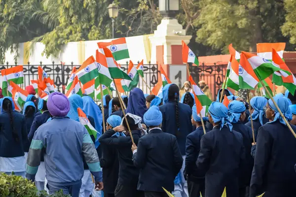 stock image Delhi, India - December 26 2023 - Veer Bal Diwas commemorates the martyrdom of the four sons of tenth and last Sikh Guru Gobind Singh, In Jan 2021 PM Modi announced Dec 26 observed as Veer Bal Diwas