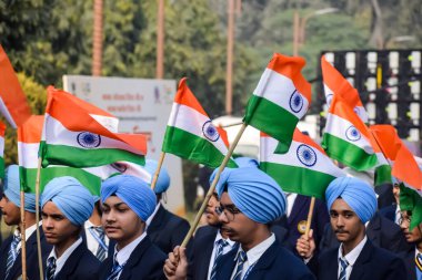 Delhi, Hindistan - 26 Aralık 2023 - Veer Bal Diwas, 10 ve son Sikh Guru Gobind Singh 'in dört oğlunun şehit olması anısına, Ocak 2021' de Modi 26 Aralık 'ta Veer Bal Diwas olarak gözlemlendiğini duyurdu.