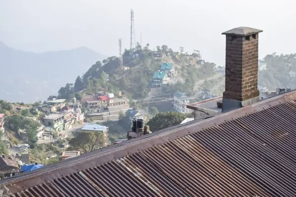 stock image Church Christ located at Mall Road in Kasauli, Himachal Pradesh India, Beautiful view of Catholic Church in Kasauli during early morning time