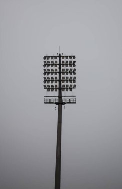 Kriket stadyumunun ışık direkleri Delhi, Hindistan, Kriket Stadyumu