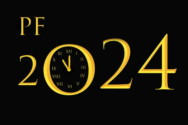 2024 Wishes New Year 2024 — Stock Photo, Image