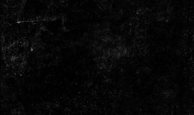 Büyük oranda beyaz toz, çizik ve tahılla kaplanmış siyah bir yüzeye sahip dramatik, karanlık ve soyut bir arkaplan dokusu.