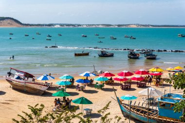 Baia Formosa Sahili Manzarası, Rio Grande do Norte, Brezilya 14 Ocak 2025.