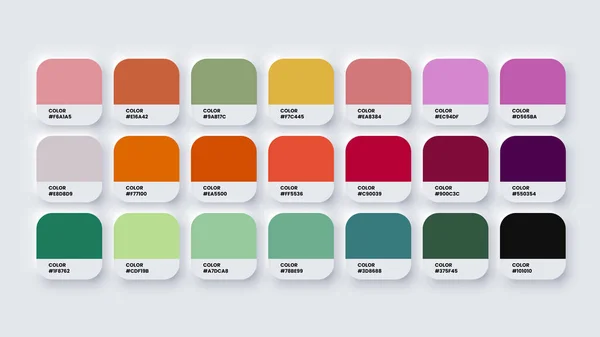 Цветовая Палитра Цвета Rgb Colors Paint Color Palette Bright Colour — стоковый вектор