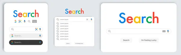 Arama Çubuğu İnternet Tarayıcı Penceresi, Arama Web Metin Kutusu Aracı, Çevrimiçi Teknoloji Sayfa Vektör Şablonu. Vektör illüstrasyonu