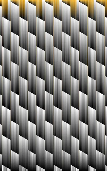 Vit Grå Kub Mönster Och Design Inspirerad Escher — Stockfoto