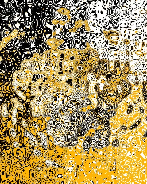 Patrón Diseño Inspirado Esfera Oro Amarillo Mosaico Disposición Del Azulejo —  Fotos de Stock