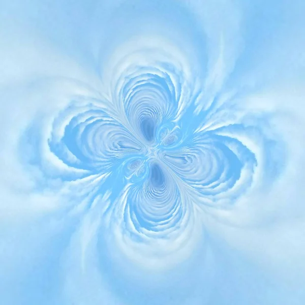 Бледное Голубое Небо Рисунком Дизайном Белых Облаков — стоковое фото