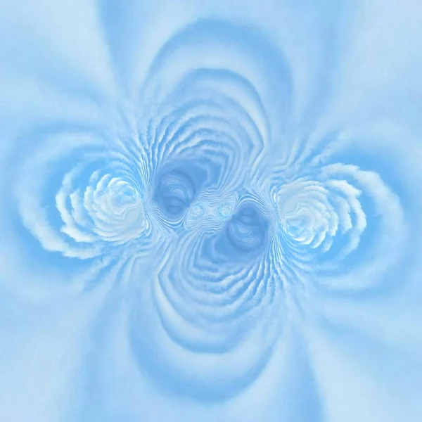 Céu Azul Pálido Com Padrão Nuvem Branca Design — Fotografia de Stock