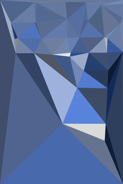 Azul Blanco Gris Patrón Diseño Mosaico Triangular Cubista —  Fotos de Stock