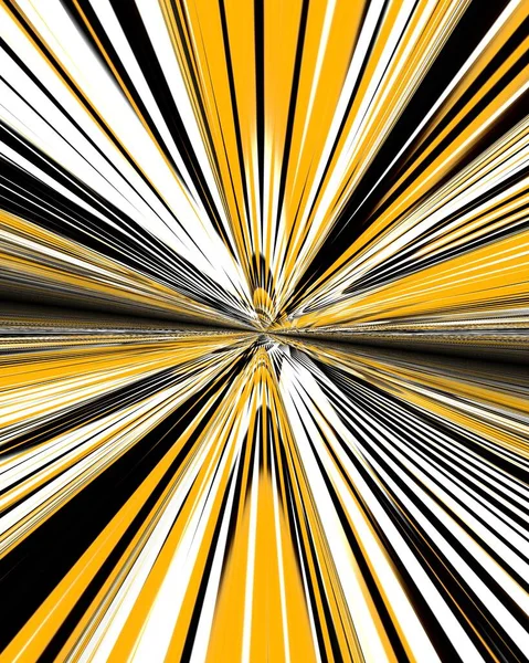Komplexní Žlutozlaté Černobílé Provedení Typu Escher — Stock fotografie