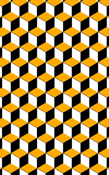 Складні Конструкції Жовто Золотих Чорно Білих Ешерів — стокове фото