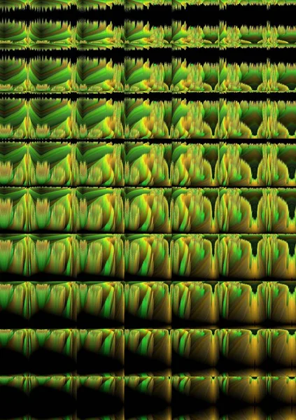 Höst Löv Färger Inklusive Smaragd Och Ljus Grön Kompletteras Med — Stockfoto