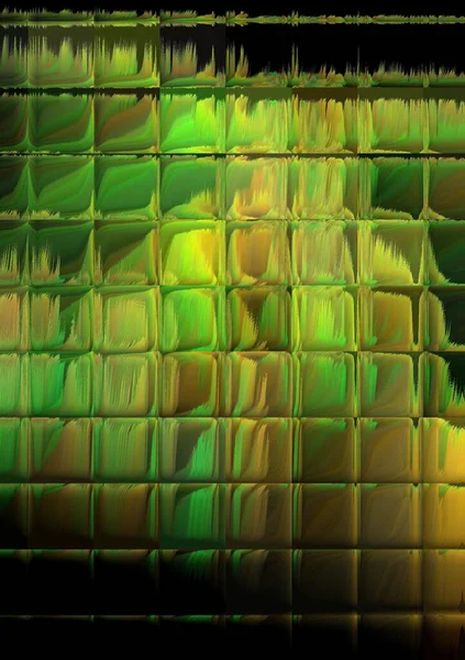 Colori Delle Foglie Autunnali Tra Cui Smeraldo Verde Brillante Completato — Foto Stock