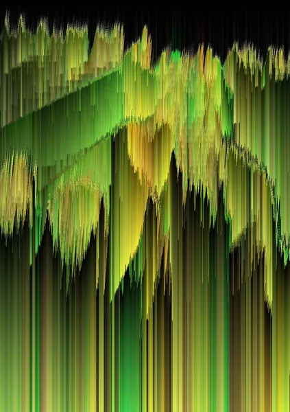 Colori Delle Foglie Autunnali Tra Cui Smeraldo Verde Brillante Completato — Foto Stock