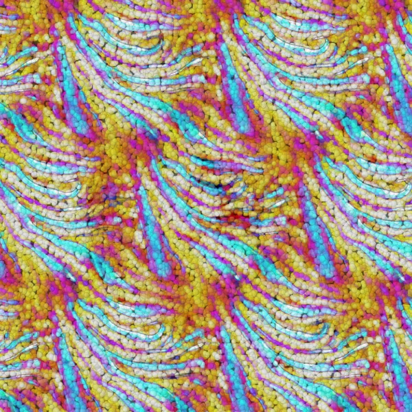Skomplikowane Wzory Kolorystyczne Tysiącami Małych Okrągłych Koralików — Zdjęcie stockowe