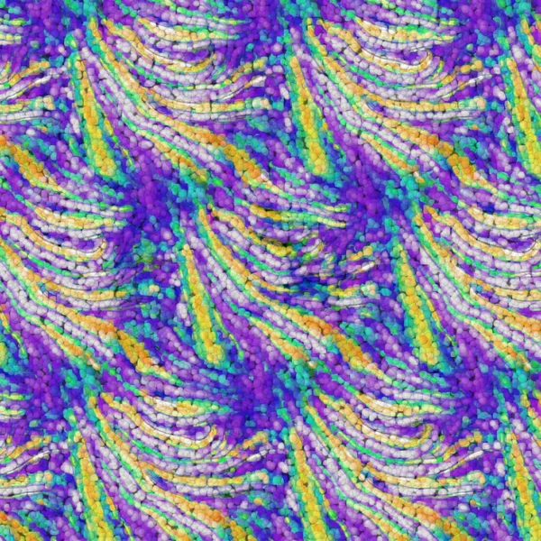 Skomplikowane Wzory Kolorystyczne Tysiącami Małych Okrągłych Koralików — Zdjęcie stockowe