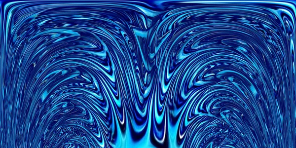Голубой Бирюзовый Гладкие Кривые Волны Узоры Конструкции Кобальта Синий Фон — стоковое фото