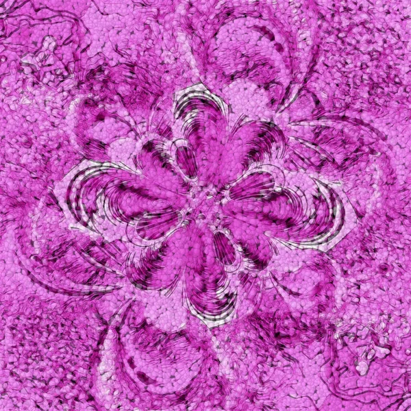 Surface Texturée Dentelle Rose Violet Vif Design Style Cyclone — Photo