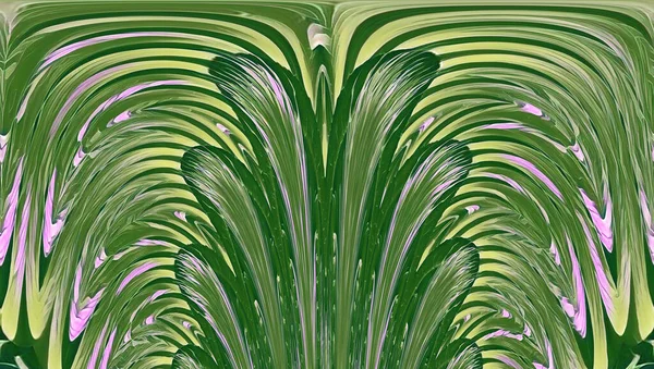 Smaragd Neon Groen Art Deco Stijl Patroon Design — Stockfoto