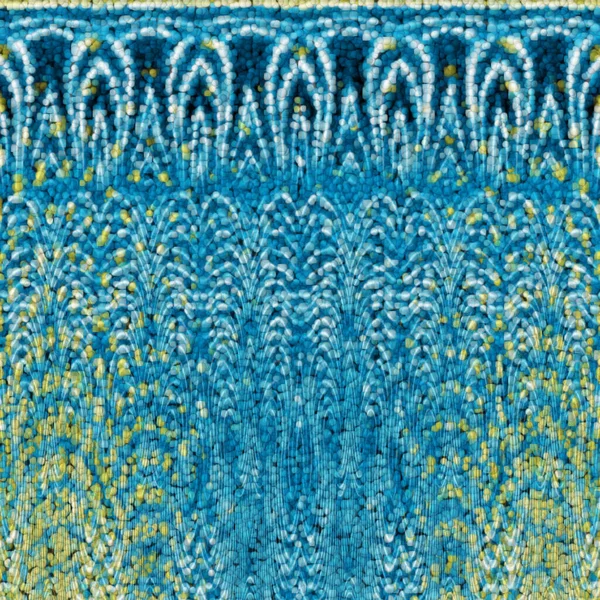 Duizenden Kleine Kralen Aangebracht Het Oppervlak Unieke Textuur Geven Blauw — Stockfoto