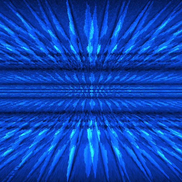 Diseño Radial Azul Cobalto Vivo Hasta Infinito Con Horizonte Perspectiva —  Fotos de Stock