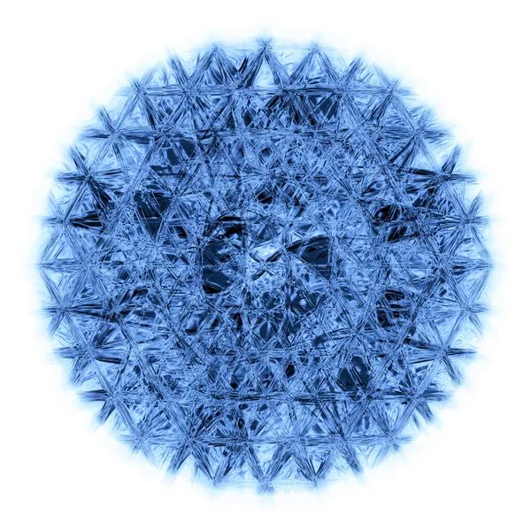 Desenho Circular Tons Azul — Fotografia de Stock