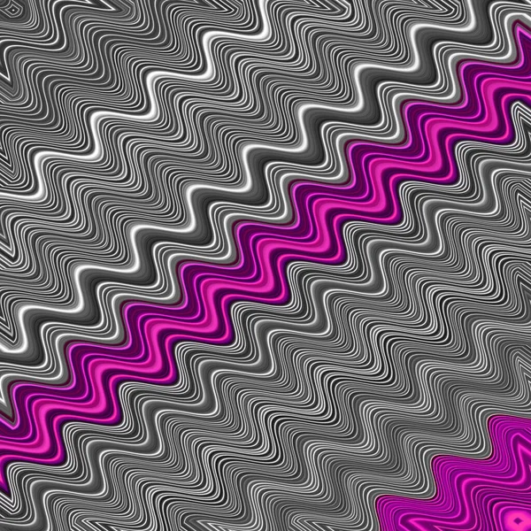 Różowy Fioletowy Geometryczny Zakrzywiony Ukośny Wzór Paski Wzór Szarości — Zdjęcie stockowe