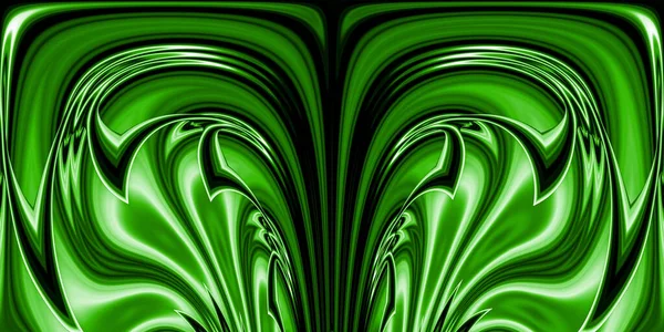 Élénk Zöld Sima Art Deco Stílusú Mintás Minták — Stock Fotó