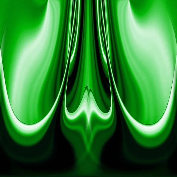 Vívidos Diseños Estampados Estilo Art Deco Liso Verde —  Fotos de Stock