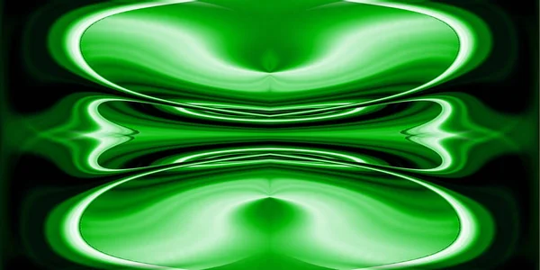 Vivid Green Smooth Art Deco Style Pattered Designs — Stock Photo, Image